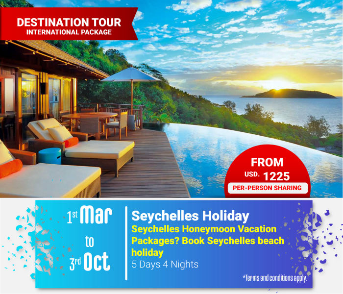 Seychelles Holiday 5 Days 4 Nights Global Destinations Tours & Travel