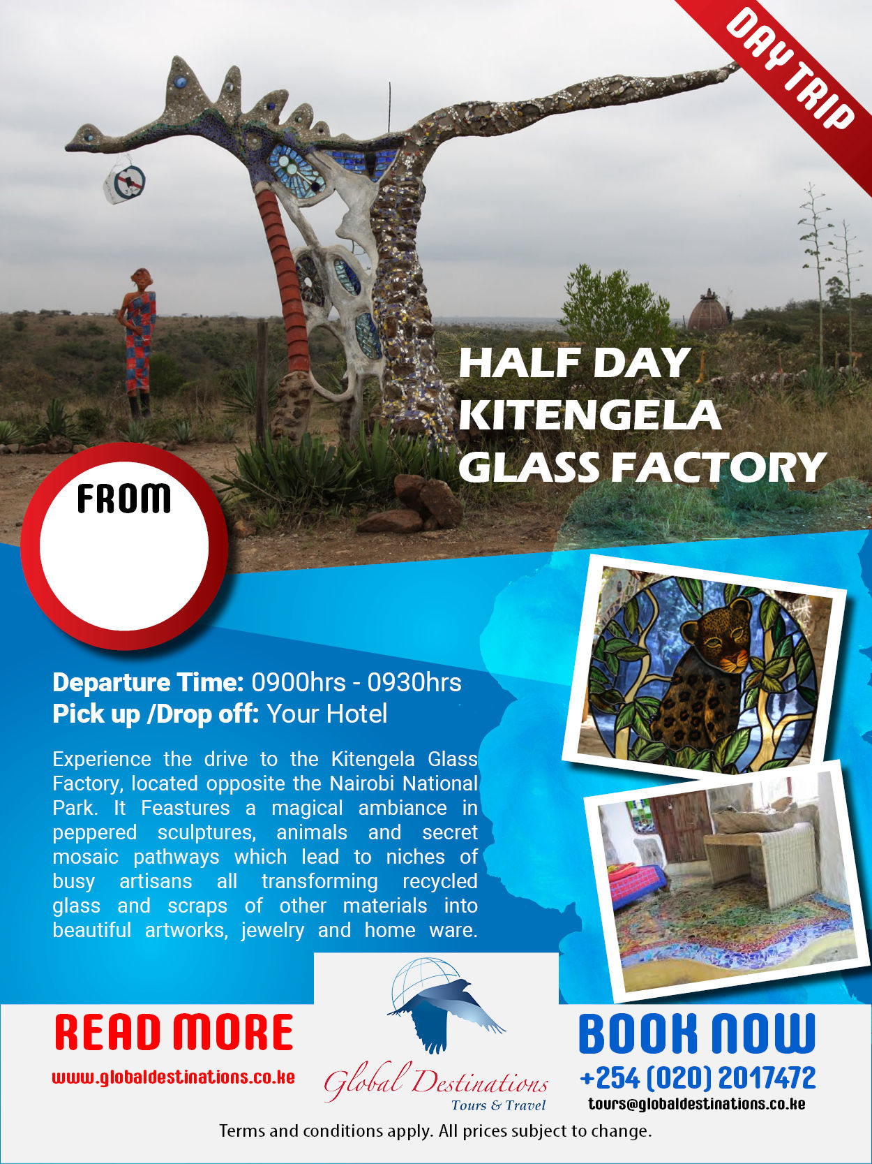 Half Day Kitengela Glass Factory Kajiado