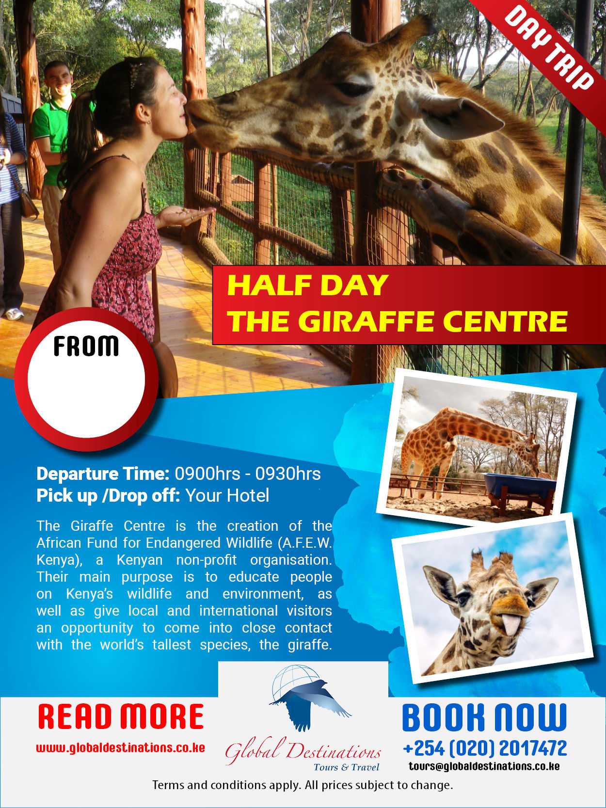 Half Day Giraffe Centre Kenya